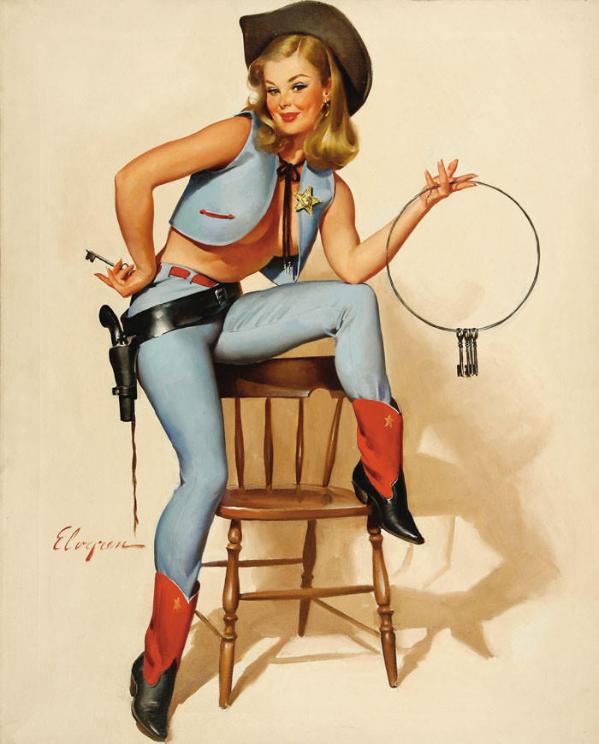 美国二战性感女郎征兵海报将拍卖 每张约45万美元