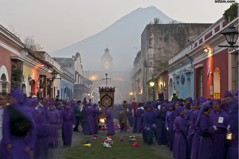 安提瓜古城的宗教盛会:拉丁美洲复活节之最_旅游_生活方式_凤凰艺术