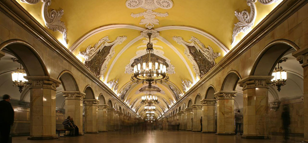 探秘充满艺术气息的莫斯科地铁