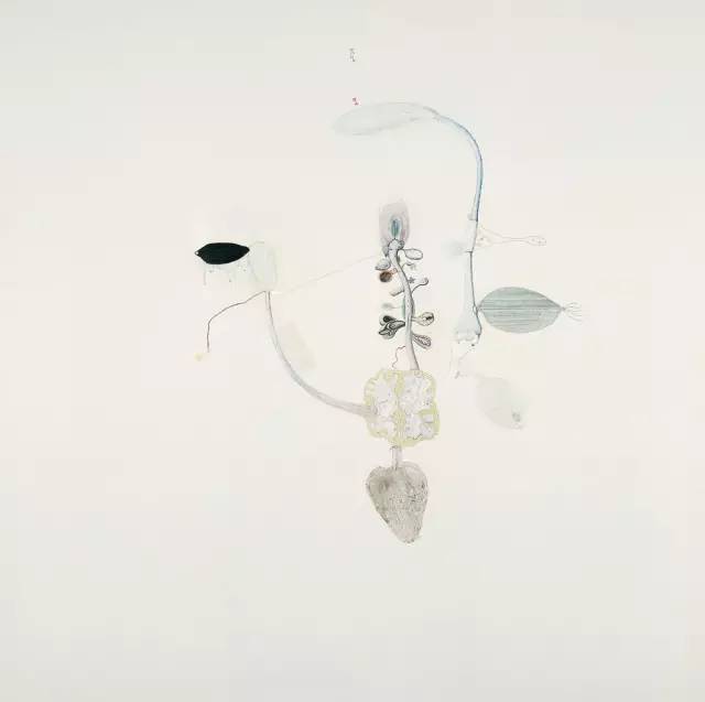 神经Vein,150x150cm,布面丙烯acrylic on canvas,2006