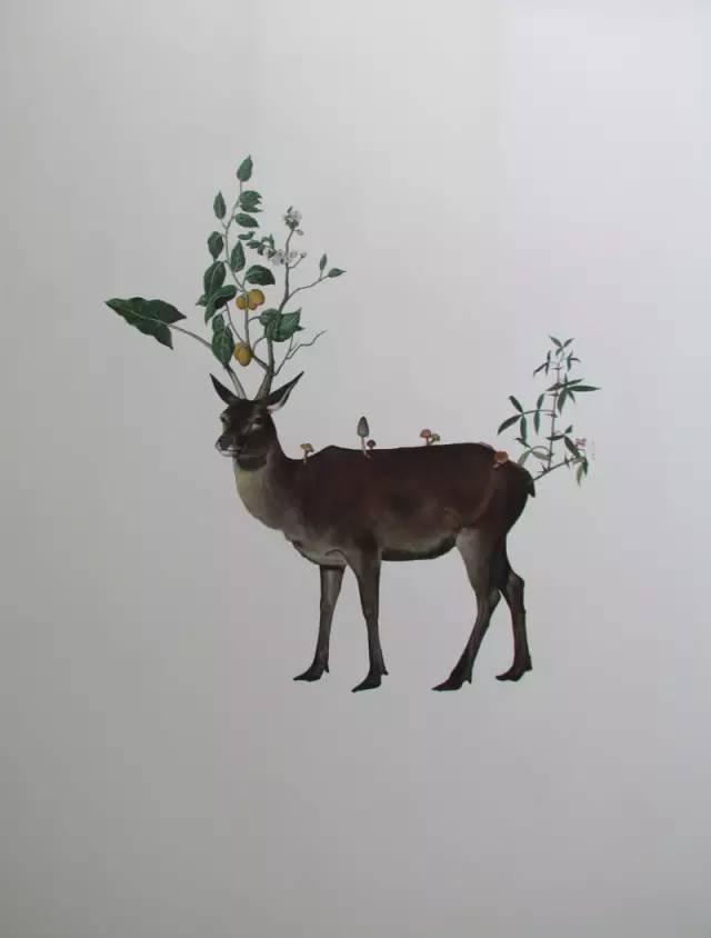 万宝鹿Marlboro Deer,200x150,布面丙烯,2009