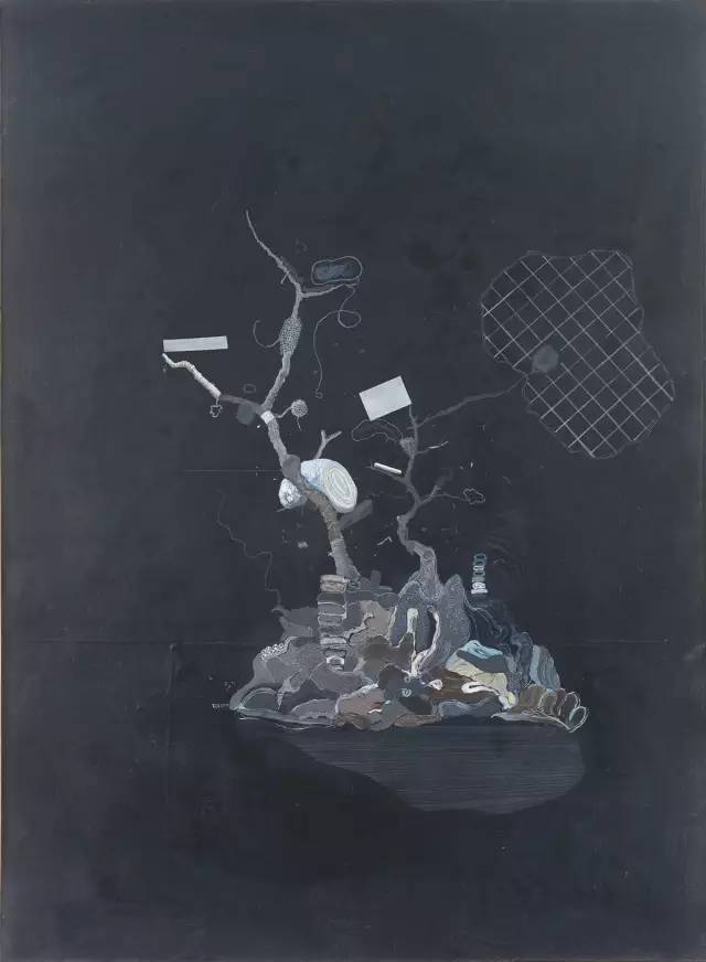 脑汁Brain Fluid,150x110cm,布面丙烯Acrylic on canvas,2010