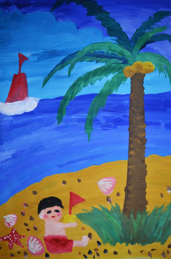 我们的世界自闭症儿童美术作品展:绘画让不同