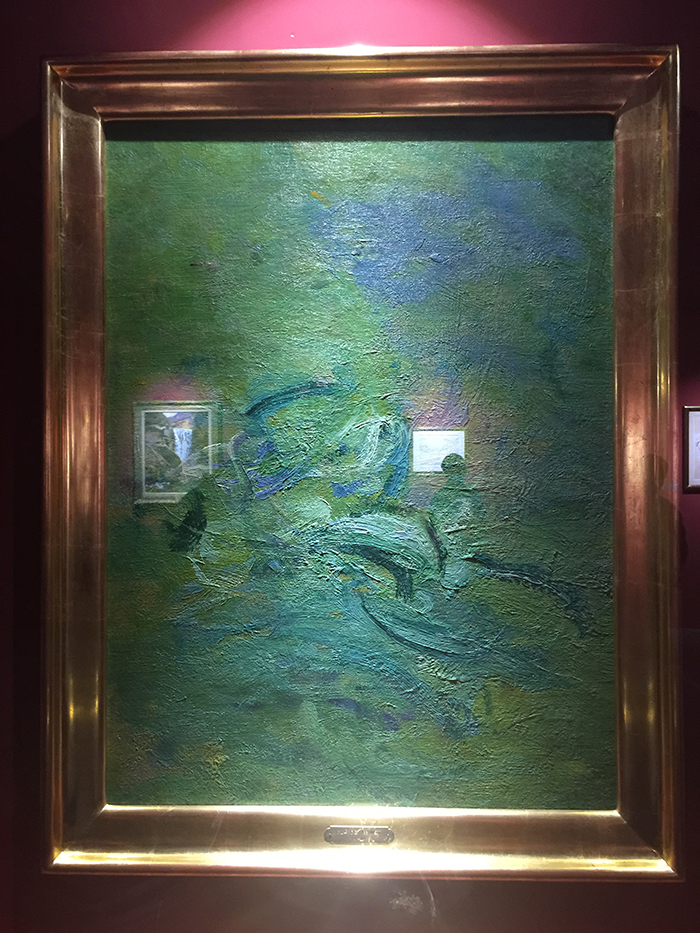 克劳德·莫奈   睡莲（局部）  布面油画  73×54.4cm