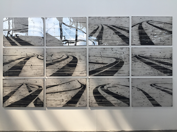 KEKE VILABELDA  路  亚克力板综合材料绘画  100×70cm×12  2013  来自Kir Royal 画廊