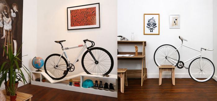 单车人家中必备 创意单车展示家具“Chol 1”