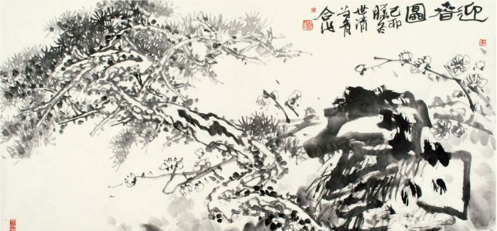 叶尚青书画大展在浙江美术馆举行