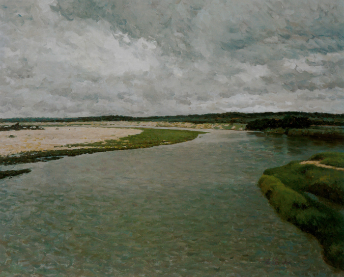 靳尚谊《万泉河》 65.4×80cm 1999 布面油画