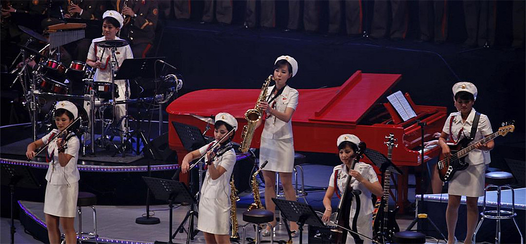 朝鲜牡丹峰乐团首次来华演出 节目含多首中文