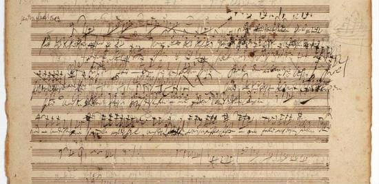 资讯  有专家在贝多芬家中找到一份其珍贵的手稿作品,经鉴定为《king
