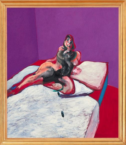 弗朗西斯·培根的《亨麗耶塔·莫雷斯肖像》(Portrait of Henrietta Moraes,1963)