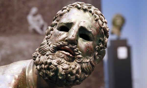 希腊化时代青铜雕塑 灾难而留存下的力量与哀