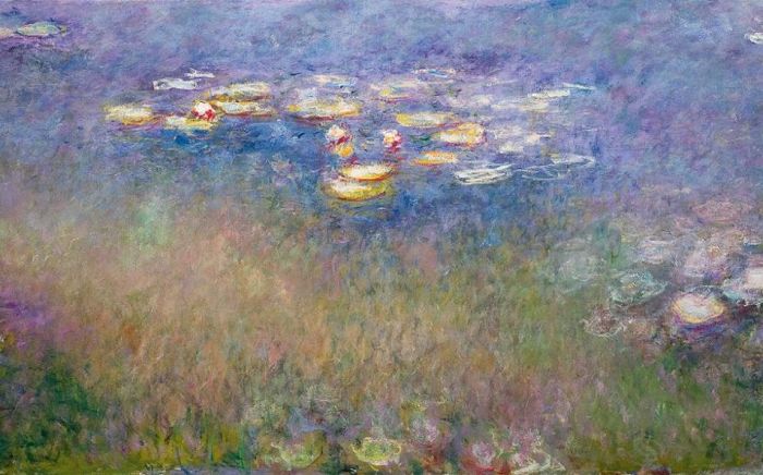 The Water Lilies (Agapanthus) triptych (1915-26), showing together for the first time in the UK at the Royal Academy show