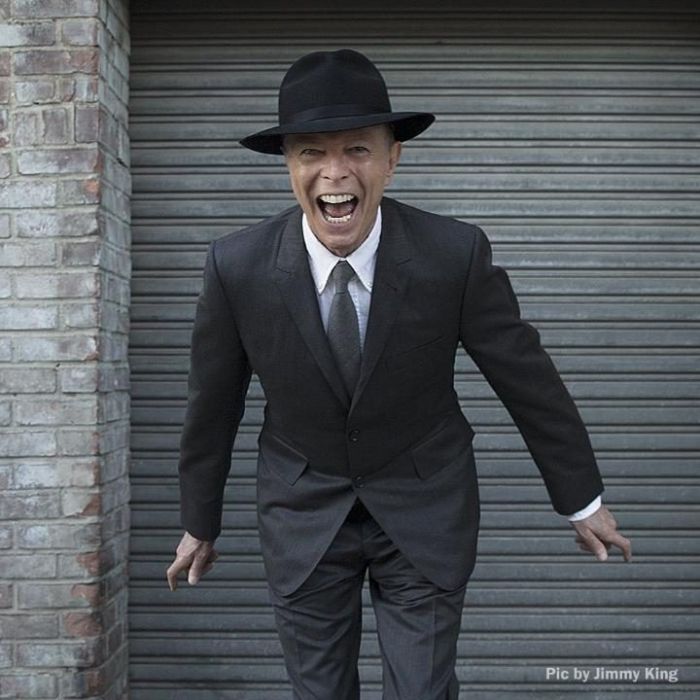 One of the last photographs taken of David Bowie