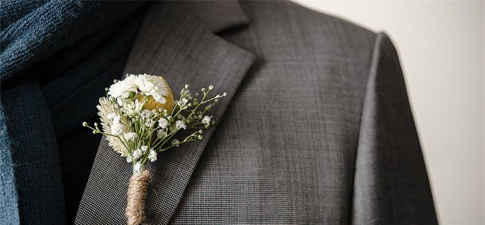 承诺你一场清新的婚礼：与众不同的婚礼胸花