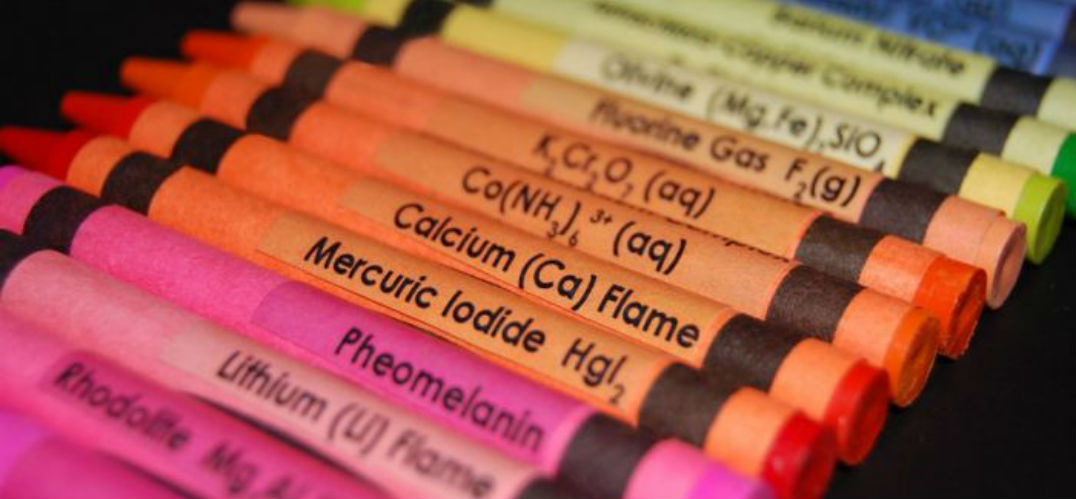 有了这套蜡笔 你的孩子再也不愁背不下来化学元素周期表了