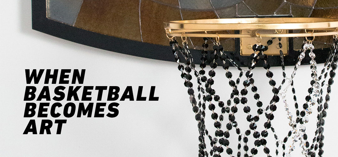 当篮球邂逅艺术：蒂凡尼式的奢华篮筐是违和还是创新？