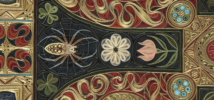欣赏这些精致的地毯  仿佛在读一本8世纪的福音书