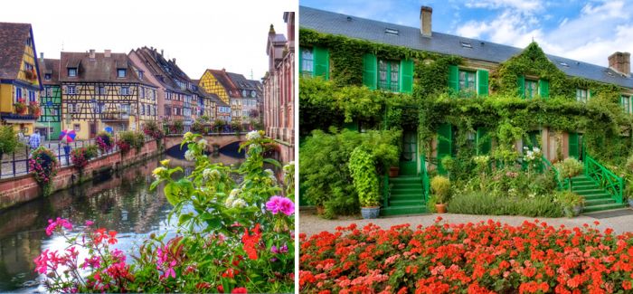 莫内选择终老的城镇也在内！法国公认最美的 4 个“鲜花小镇”