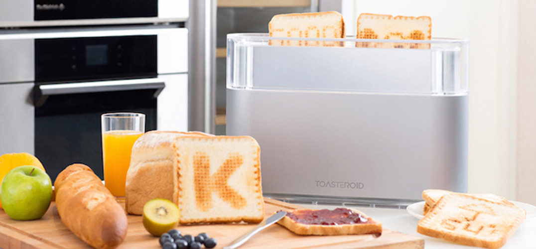 Toasteroid 智能烤面包机 一指烙印金黄的蜜语
