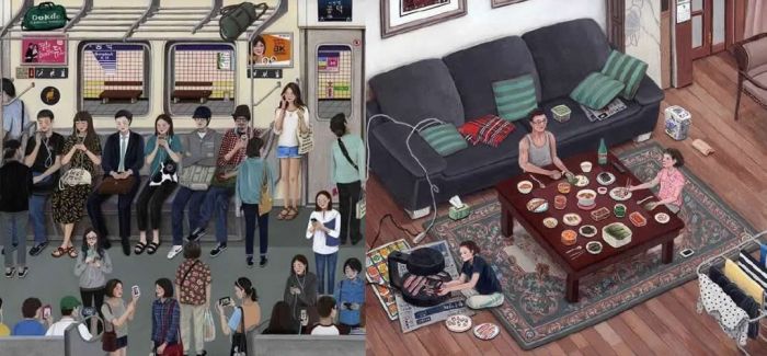 韩国插画家Paige Jiyoung Moon作品对生活的记录