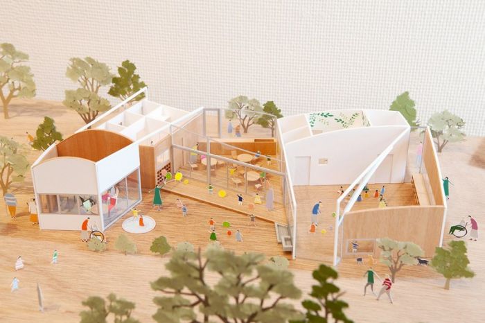 日本一座有着大波浪屋顶的幼儿园_设计_生活