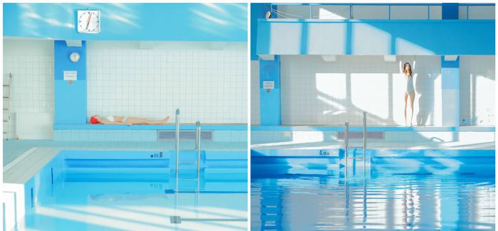 煦暖的蓝色 摄影师Maria Svarbova 的泳池眷恋