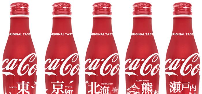 可口可乐在日本推出了景点主题包装