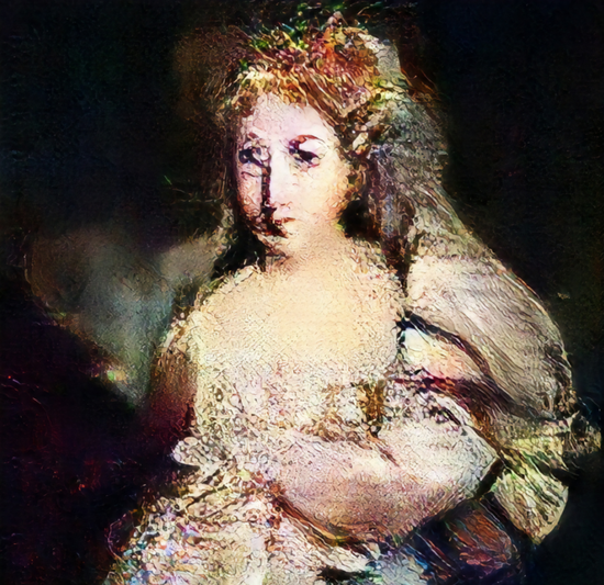 La Comtesse de Belamy，Obvious利用AI打造的Belamy系列的11件艺术作品之一