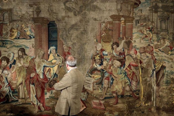 亨利八世金丝银线挂毯丢失近300年后被发现