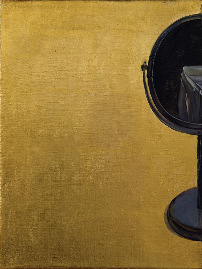 田园，《物—之三十七》，《Things No.37》，40x30cm，布面金箔油画，Oil Paint and Gold Leaf on Canvas，2014