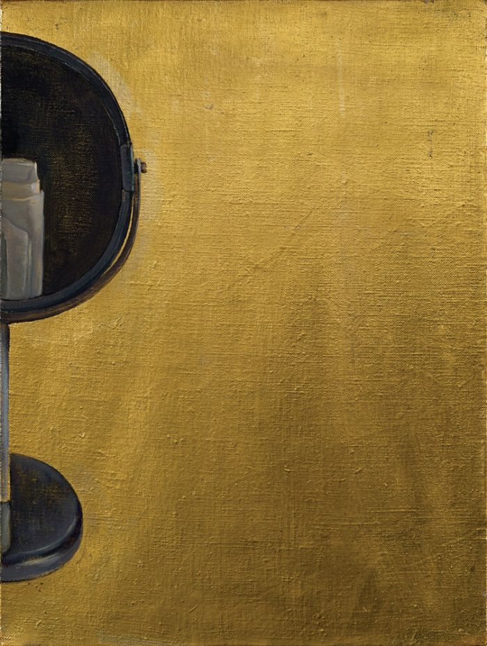 田园，《物—之三十九》，《Things No.39》，40x30cm，布面金箔油画，Oil Paint and Gold Leaf on Canvas，2014