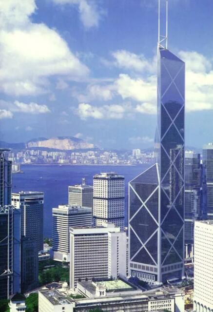 贝聿铭代表作香港中银大厦——现代化中国的标志