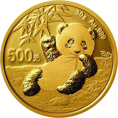 30克圆形普制金质纪念币背面图案