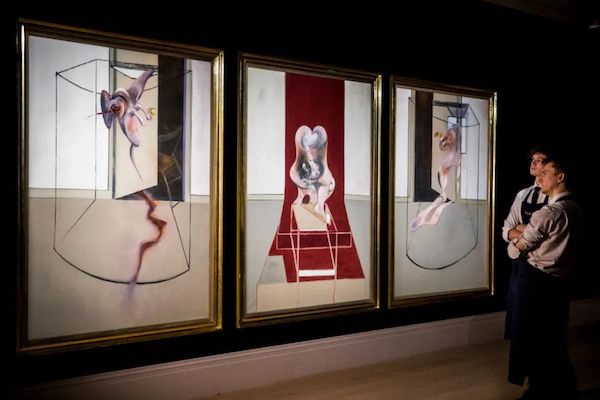 弗朗西斯·培根画作8500万美元成交，苏富比首次直播拍卖