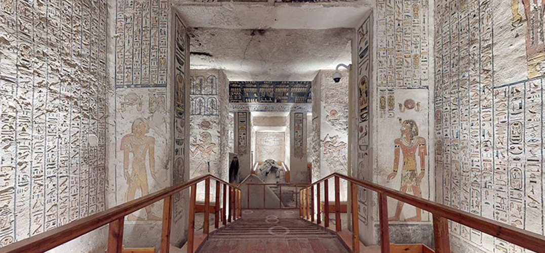 埃及政府推出法老墓虚拟游览 古老壁画尽收眼底