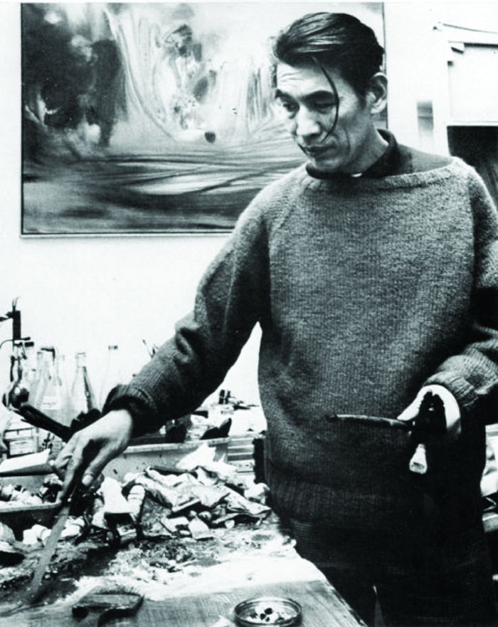 艺术家朱德群，摄于1960年代