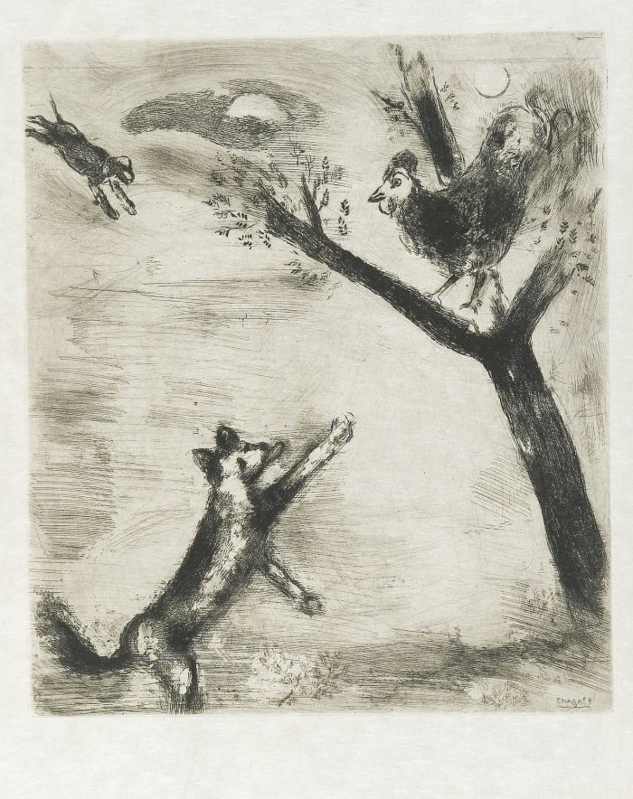 5. 公鸡和狐狸，拉封丹寓言系列，1927-30-52