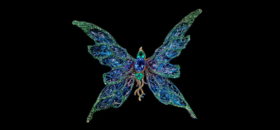 18件蝴蝶珠宝于上海展出