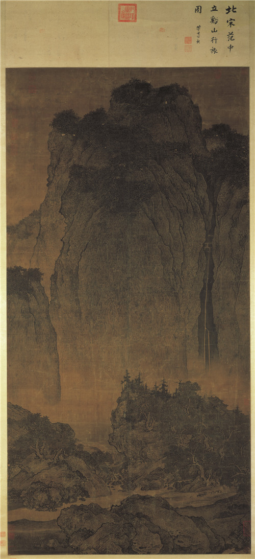 范宽的《溪山行旅图》被誉为“宋画第一”_副本