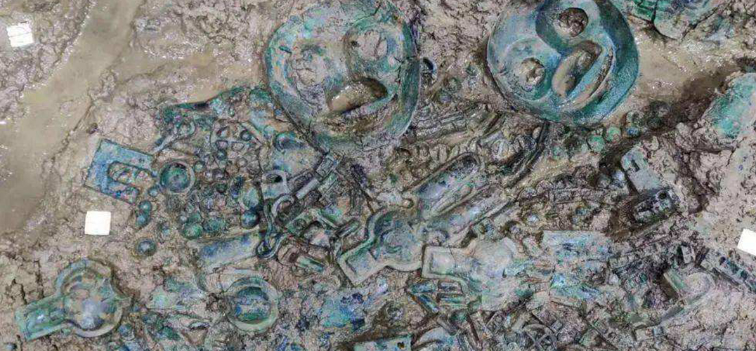 北京琉璃河遗址考古出土一件铜簋