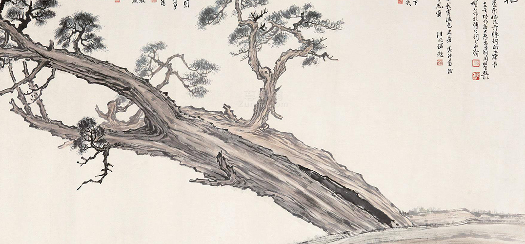 “陈树人绘画作品展”在中国美术馆开幕